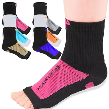 1 Par Čarapa Za Fiksiranje Gležanj, Kompresije Čarape Za Podršku Gležanj, Čarape Za Ublažavanje Boli, Kompresije Sportske Čarape Za Trčanje, Joga