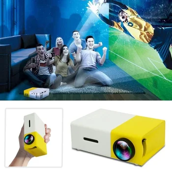 Mini led projektor za YG300 Pro Projektor 480x272 piksela Podržava kompatibilan USB Audio Мультиинтерфейсный multimedijski player