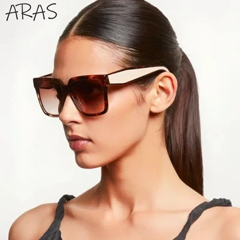 Ogroman Trg sunčane naočale Za žene, Novo 2024 godine, Luksuzni brand, dizajnerske sunčane naočale u veliki okvir za dame, nijanse UV400, Berba sunčane naočale