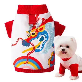Odijelo Kineski Zmaj za kućne ljubimce Pas Zimski Kaput u kineskom Stilu Udoban Najatraktivnijih Živo Elastično Vještine Kineski Pas-Zmaj