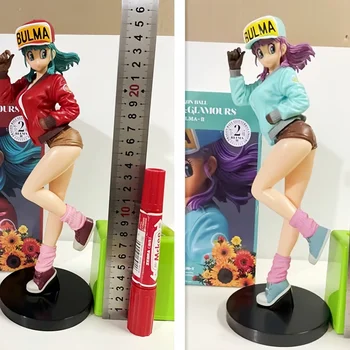 25 cm Dragon Ball Anime Lik Bulma Sjaj i Glamur Vruće Djevojka Kip Hentai Figurica Ukras PVC Model Lutke Poklon Igračke