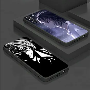 Death Note Suspense Horror Mekana Torbica Za Samsung Galaxy S23 Ultra S21 S22 FE S20 Torbica Za telefon S10 S10E Note 20 10 S9 Plus Coque