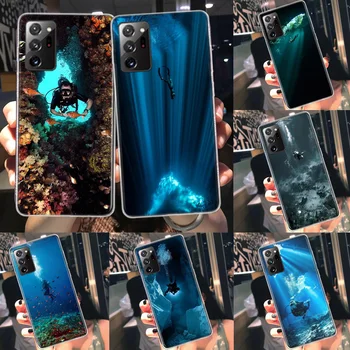 Torbica za telefon Deep sea diving Adventure Samsung Note 20 Ultra 10 9 8 Galaxy M11 M12 M21 M30S M31 M32 M51 M52 M60S M80S F12 A81