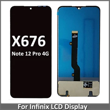 INCELL Za Infinix Note 12 Pro 4G X676B x676 LCD zaslon osjetljiv Na dodir i Digitalni Pretvarač sklop Note 12 2023 X676 G99 Zamjena LCD zaslona