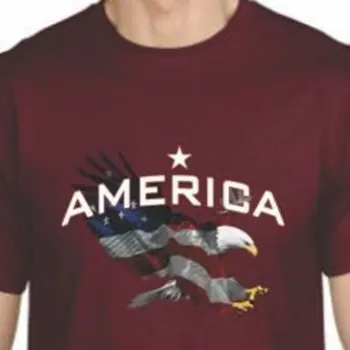 Majica za odrasle sa zastavom američki orao