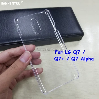 Za LG Q7/Q7 +/Alpha Novi Tanki Kristalno Prozirno Tvrdi PC Stražnji Poklopac Zaštitne Kožne Korice Za LG Q7 Plus 5.5