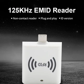 USB Rfid čitač kartica visoke kvalitete niska frekvencija 125 khz Mini prijenosni RFID OTG Type-C sučelje ID-čitač kartica za Android telefon