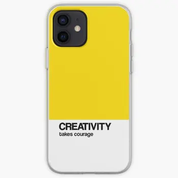 Kreativne zahtijeva hrabrost Torbica za telefon Iphone Tough Ca, prilagodljiv za iPhone 6 6S 7 8 Plus 11 12 13 14 Pro Max Mini X XS XR Max