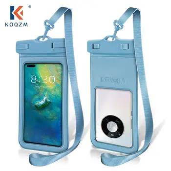 Vodootporna torbica za telefon s potpunim pregledom IP68, transparentan suha torba, torba za kupanje za 14 13 12 11 Pro Max XS Plus/ Galaxy
