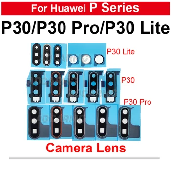 1 kom. Objektiv stražnju kameru s okvirom ljepilo Za popravak rezervnih dijelova Huawei P30 Lite Pro P30Lite P30Pro