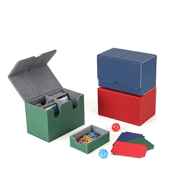 Kutija-organizator za špil karata 160+ za MTG YuGiOh TCG Storage Card Trading Card Deck Box Commander MTG Organizator za nošenje kartica