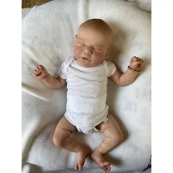 53 cm Već obojena spreman lutka-Реборн Chase, spavanje novorođene lutka, 3D koža, vidljive vene Izravna dostava