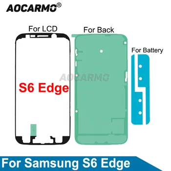 Aocarmo Cijeli snop Baterije Ljepljive Oznaka Na LCD Ekran Za Samsung S6 Edge Pomoćni Dio
