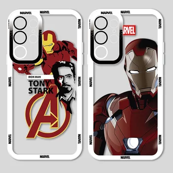 Iron Man Marvel Za Samsung Galaxy S23 S21 S22 S20 FE Ultra Plus S10 A11 A23 Lite 5G Torbica Za telefon Angel Eyes