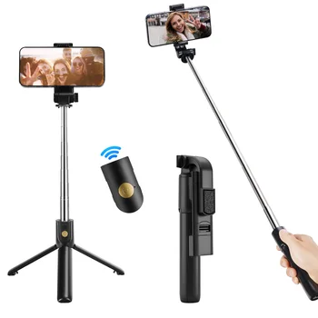 Bežični Селфи-Stick za Mobilni Telefon Uživo Selfi Stick Stativ za Smartphone Prijenosni Držač Telefona Монопод za iPhone Huawei