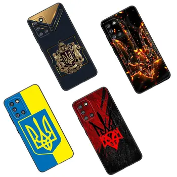 Torbica za telefon Zastavu Ukrajine Za Samsung Galaxy A01 A03 Core A02 A10, A20 S A20E A30 A40 A41 A5 A6 A8 Plus A7 A9 2018, Mekana crna Torbica