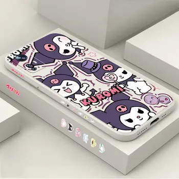 Anime Slatka K-Kuromi Torbica Za Telefon Xiaomi Mi 13 12 12T 12S 11 11T 10 10S 9 8 Pro Ultra Lite Boji Jednostavan Tekući Silikon Torbica
