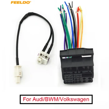 FEELDO 5 compl. Kabelskog Snopa Radio S Graničnik FAKRA Y (1 priključak do 2 konektora) Za Audi/BWM/Volkswagen/Mini/Dodge Radio