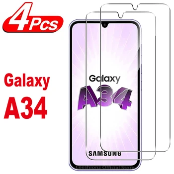 Zaštitno staklo Samsung Galaxy A34 od kaljenog stakla, 2/4 kom.