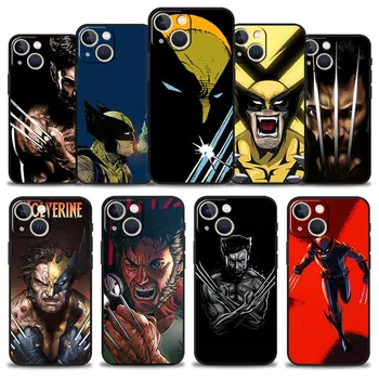 Torbica Marvel Wolverine Logan James Howlett Za Apple iPhone 15 14 13 11 12 Pro Max XR X 8 7 Plus XS 13mini Cover Silikon Branik