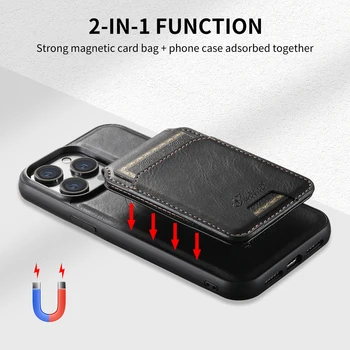 Kožna torbica-novčanik za telefon za Iphone 12 13 14 15 Pro Max 14Plus magnetskom stalak za Samsung S22 S23 Ultra Plus