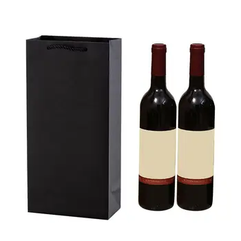 Paketi za vinske boce od obložen kraft papir za vrećice za vino, čvrst stilski pakiranje poklona od šampanjca, piva pića.