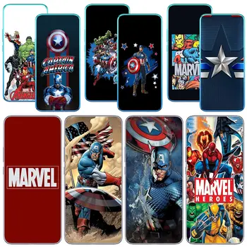 Marvel superheroj Kapetan Amerika Štit Torbica za Telefon Samsung Galaxy A04 A14 A23 A34 A54 M23 M33 M52 M53 M30S M31 M51 M21 Torbica