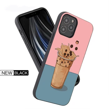 Torbica za telefon Riccu Cartoon Bear Slatka Pearl Boba Milk Tea za iPhone 11 12 Pro mini pro XS MAX 8 7 6 6S Plus X 5S SE 2020 XR Case