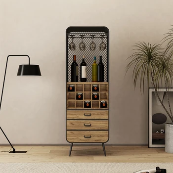 Luksuzni Europski vinski rafovi, moderan vertikalni držač za vino u dnevnoj sobi, Organizator za pohranu Suporte Garrafas Vinho Home Decoration