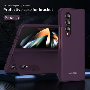 Magnetska Sklopivi Stalak Torbica Za Telefon S Premazom Tvrdi PC Nosač Torbica Funda Držač za Samsung Galaxy Z Fold 4 5G