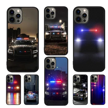 Policijski automobili sjaje noću Torbicu za iphone SE2020 15 14 11 12 13 Pro XS XR MAX 7 8 Plus coque Cover Shell