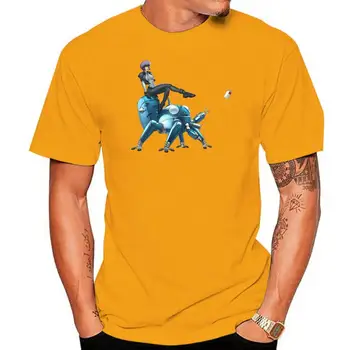 Muška majica Ghost In The Shell, jeftina muška odjeća od pamuka оверсайз na red kratkih rukava, Novi modni muška t-shirt 2022 godine