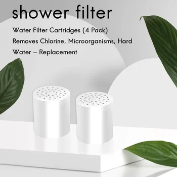 15-stage univerzalni filter za vodu za tuširanje (4 pakiranje) Uklanja klor, mikroorganizmi, tvrdu vodu - zamjena