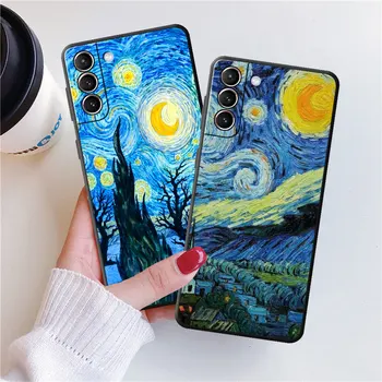 Van Gogh Zvjezdano nebo art torbica za telefon Samsung Galaxy S9 S7 S10e S8 S22 Ultra 5G S20 FE S10 S21 S21 Plus Silikonska mekana Torbica
