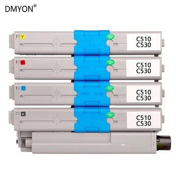 Toner DMYON Kompatibilan sa Toner-spremnicima za tintu za printer OKI C530 C510 MC561 C531 C511 MC562 Crne i u boji boja