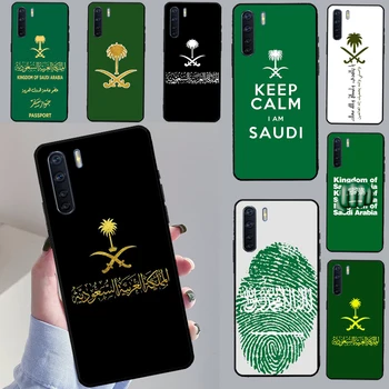 Torbica sa zastavom Kraljevine Saudijske Arabije za OPPO A17 A16 A15 A54 A74 A94 A57 A77 A78 A72 A52 a a53 A31 A5 A9 A96 A76 A54S Torbica