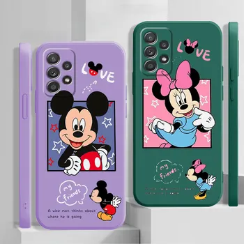 Torbica Disney Minnie Mouse Mickey za Samsung Galaxy A70 A10 A24 A34 A54 A03s A50 A51 A71 A30 A02 A02s A20s s trga tekući premaz