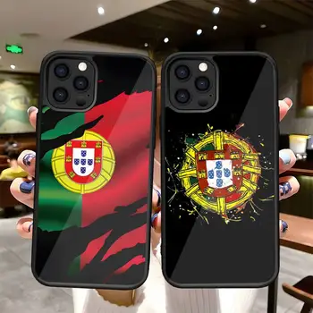 Torbica Za Telefon Sa Nacionalnom Zastavom u Portugalu PC + TPU Za Apple Iphone Pro 12 11 14 13 Mini 6S 7 8 Plus X Xs Max XR Противоударная Stražnji Poklopac