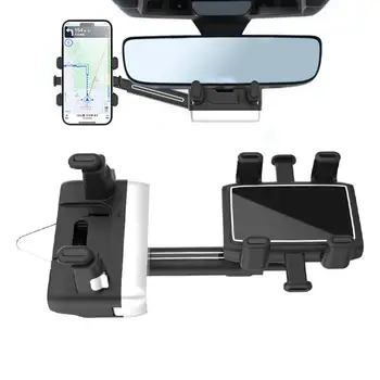 Retrovizor Držač telefona Nosač za mobitel Auto s mogućnošću okretanja za 360 Univerzalni Auto držač za telefon Nosač za mobitel GPS Držač Pogodan za auto