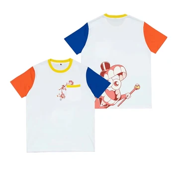 Majica sa likom fenomenalnog digitalni cirkus s okruglog izreza i kratkih rukava, ženska Muška zabavna majica, 3D odijevanje