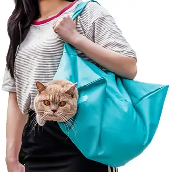 Višenamjenski od samta torba za mačke s mekom zgodan obostrani torbicom za nošenje preko ramena, proizvode za kućne ljubimce