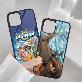Мультяшный Torbica Za Telefon Digimon Za iPhone 13 14Plus 12 11 Max Pro Mini 6 7 8 Plus X XR SE2020 Tvrdi Kvalitetan Silikonska Torbica