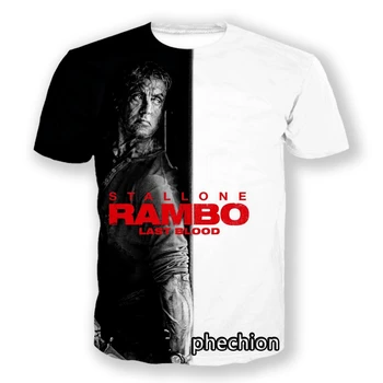 2023, Hit prodaje, Muška Majica s 3D ispis Rambo, Hip-Hop, Ženska t-Shirt, Neutralne Fashion, Casual Pulover Okruglog izreza, Odjeća