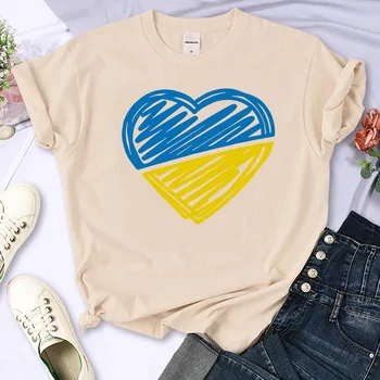 ukrajina t-shirt ženska Japanski majice ženske dizajnerske odjeće
