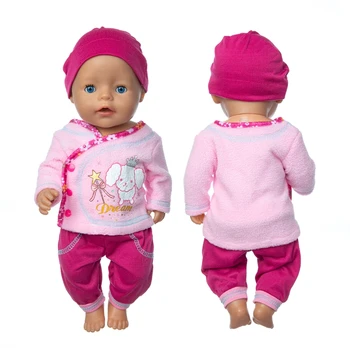 Novo odijelo + šešir, lutkarska odjeća, 17 cm 43 cm, lutkarska odjeća za novorođenčad, odijelo za poklon na dan rođenja djeteta, festival