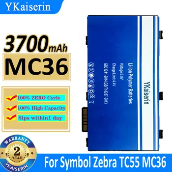 3700 mah YKaiserin Baterija MC36 (82-164807-0) Za Motorola Moto Symbol Zebra TC55 MC36 82-164807-0 Bateria