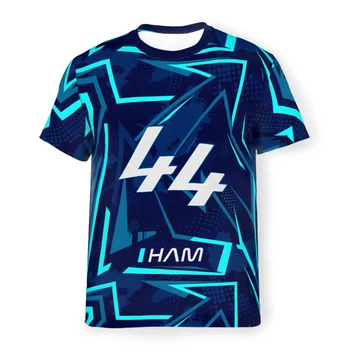 Formula F1 t-Shirt od Poliestera za Muškarce Lewis Hamilton 44 Soft Tanka Majica Za Odmor Novost Moda