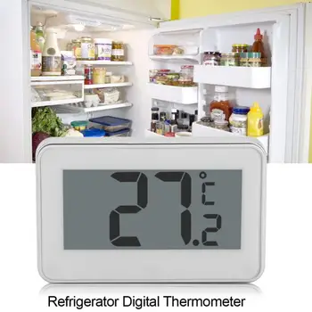 Digitalni termometar za hladnjaka / zamrzivača Potrošačke Термограф Mjerač vlage IPX3 Vodootporni LCD zaslon Bežični i visećeg kuka