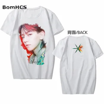 T-shirt BomHCS KPOP EXO THE WAR Same Хлопковая Majica kratkih rukava Baekhyun XIUMIN CHEN SUHO CHANYEOL D. O. t-Shirt SEHUN KAI