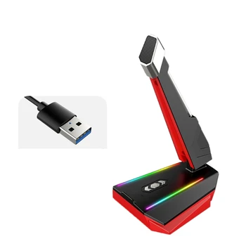 Gaming USB mikrofon od 3,5 mm za snimanje igre, streaming, studijski stolnog mikrofona